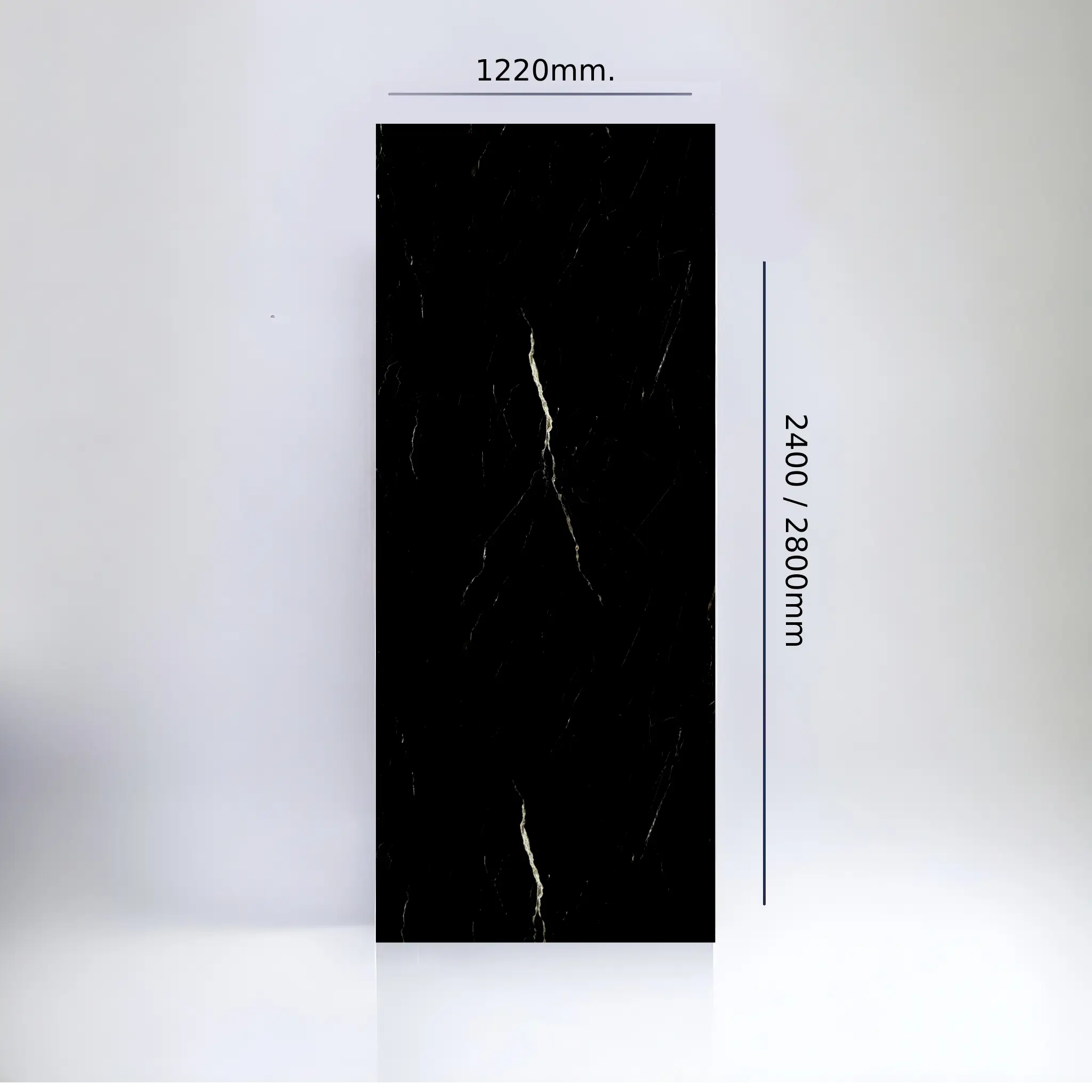 Мраморен панел Black marble